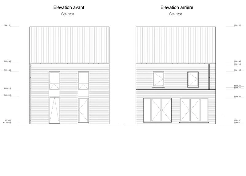 Élévations - Maison individuelle